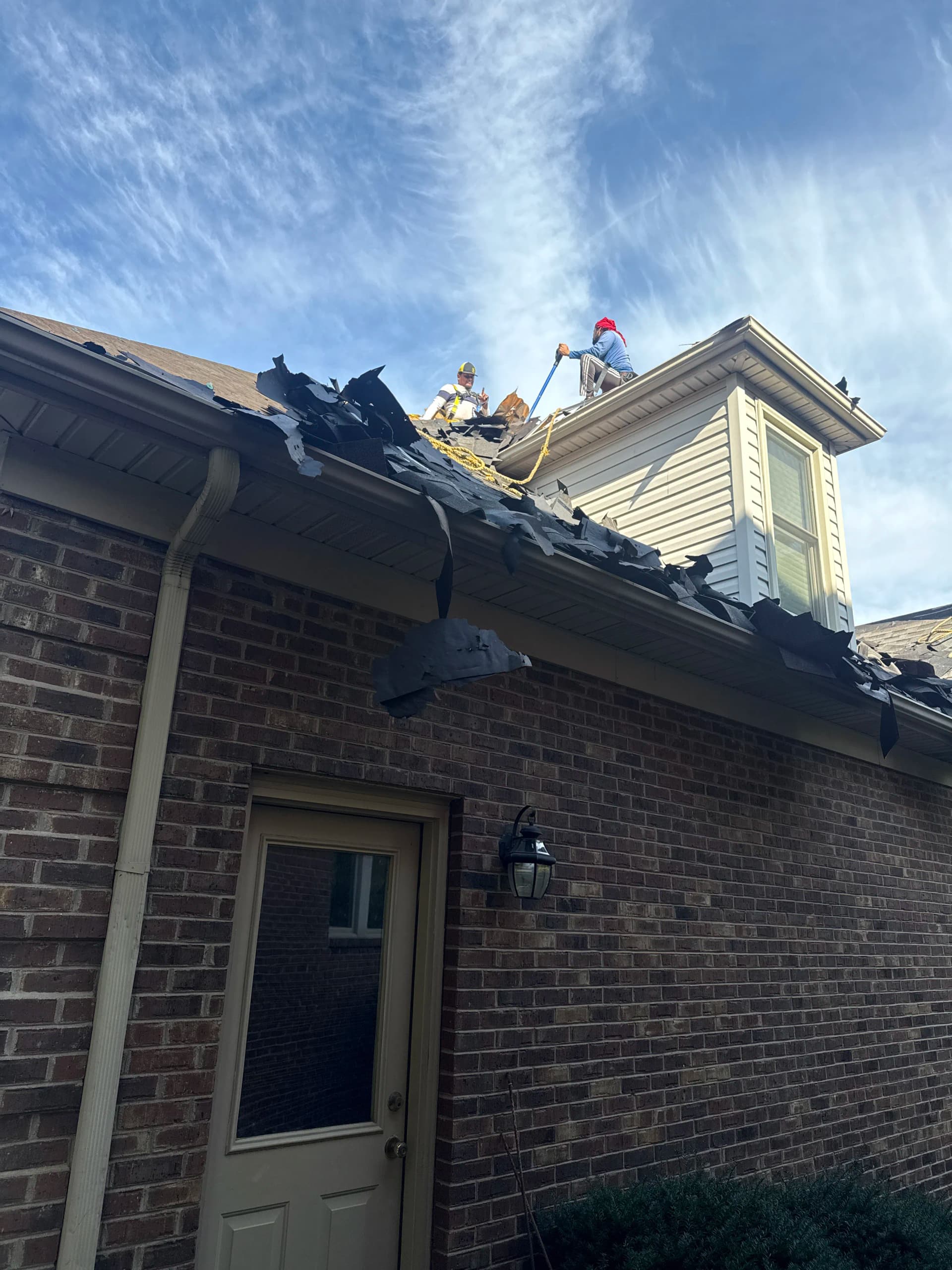 Gallery photos for Early Start on a Full Roof Tear-Off and Replacement: Image #1