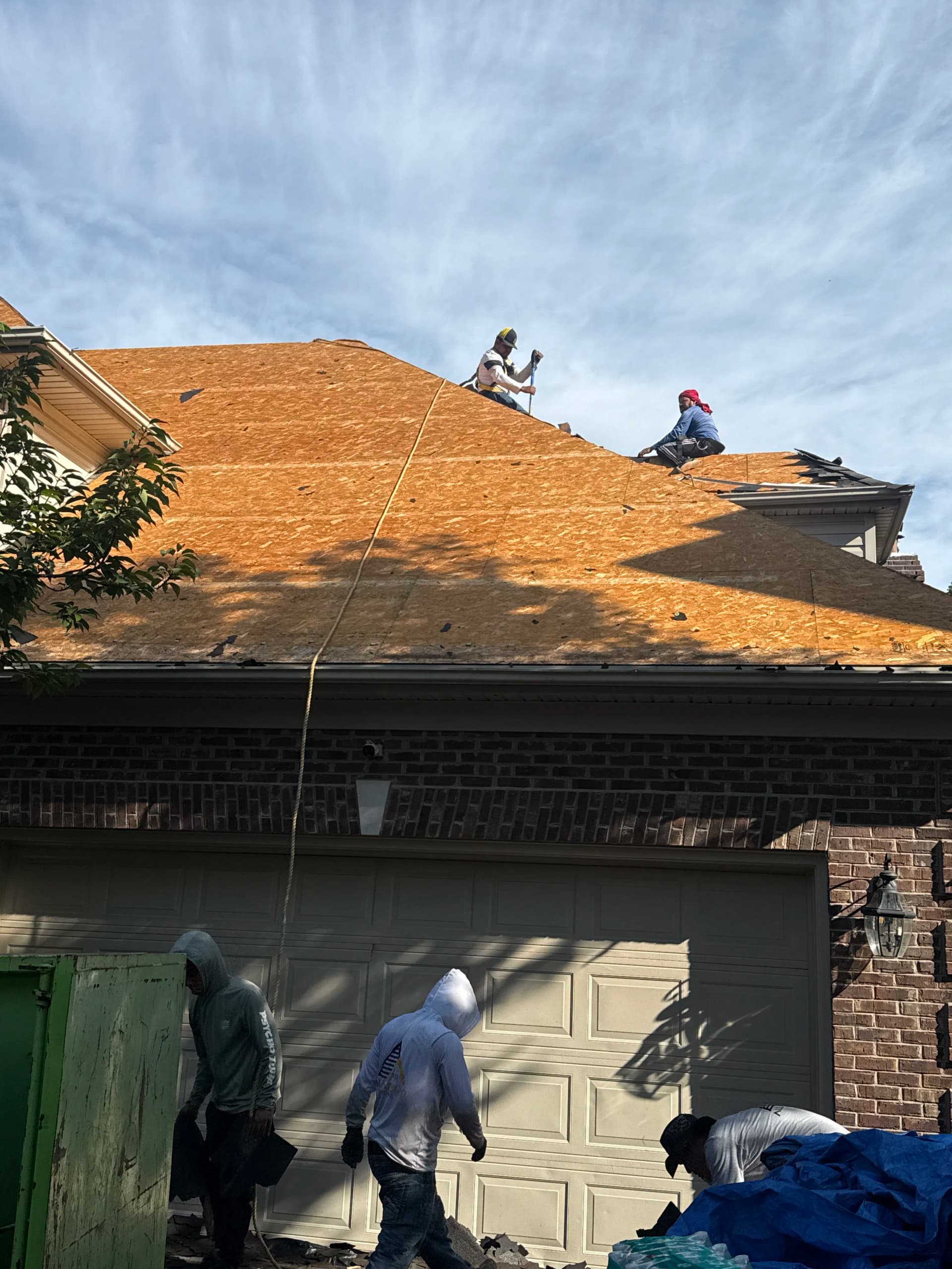 Early Start on a Full Roof Tear-Off and Replacement image