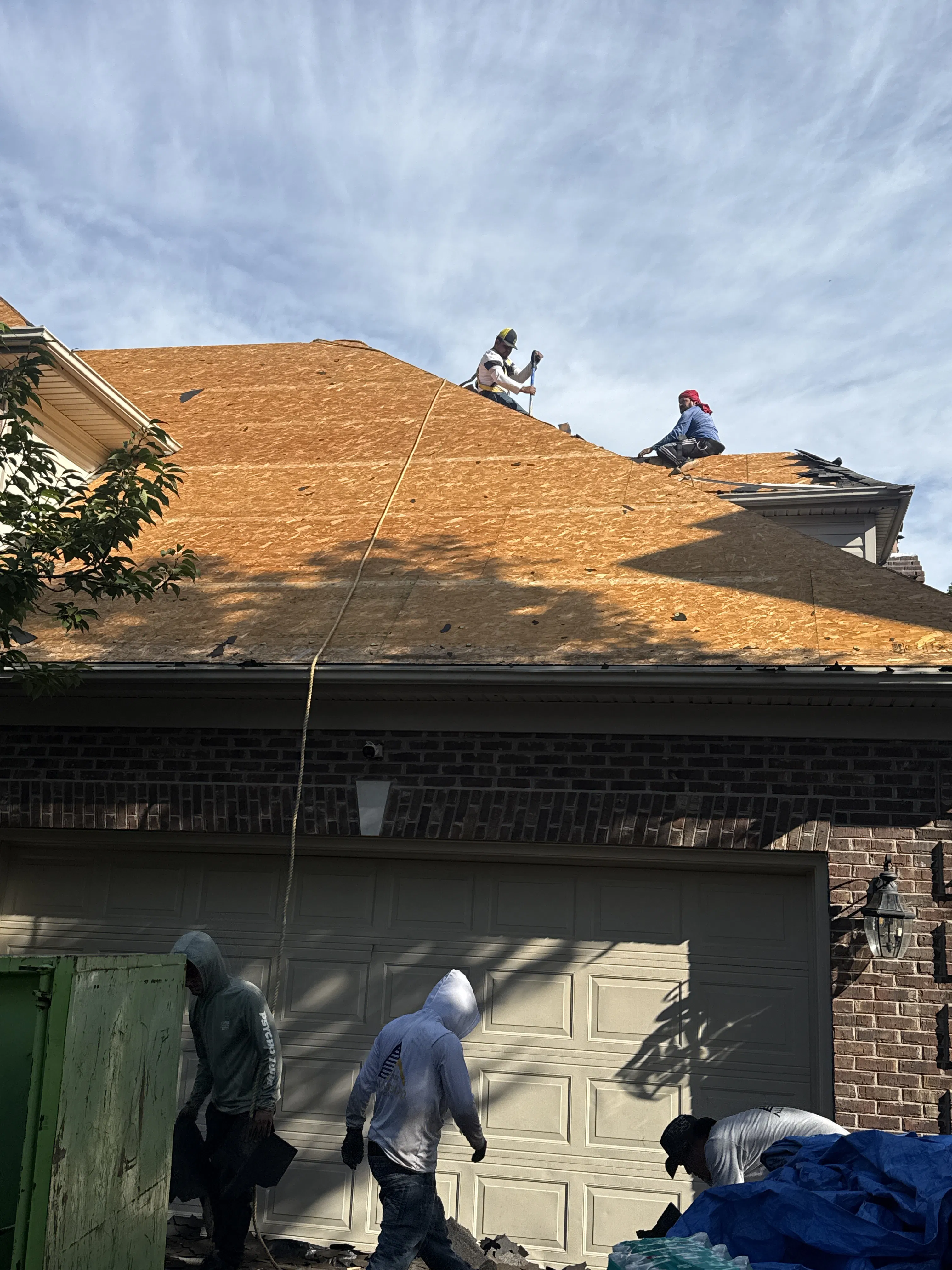 Project Early Start on a Full Roof Tear-Off and Replacement image